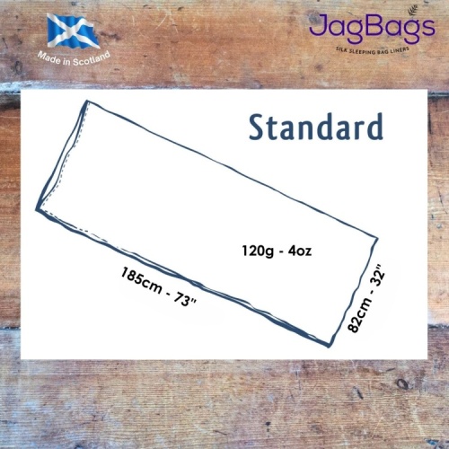 JagBag Standard Blue - Fine Silk - Made in Scotland - SPECIAL OFFER